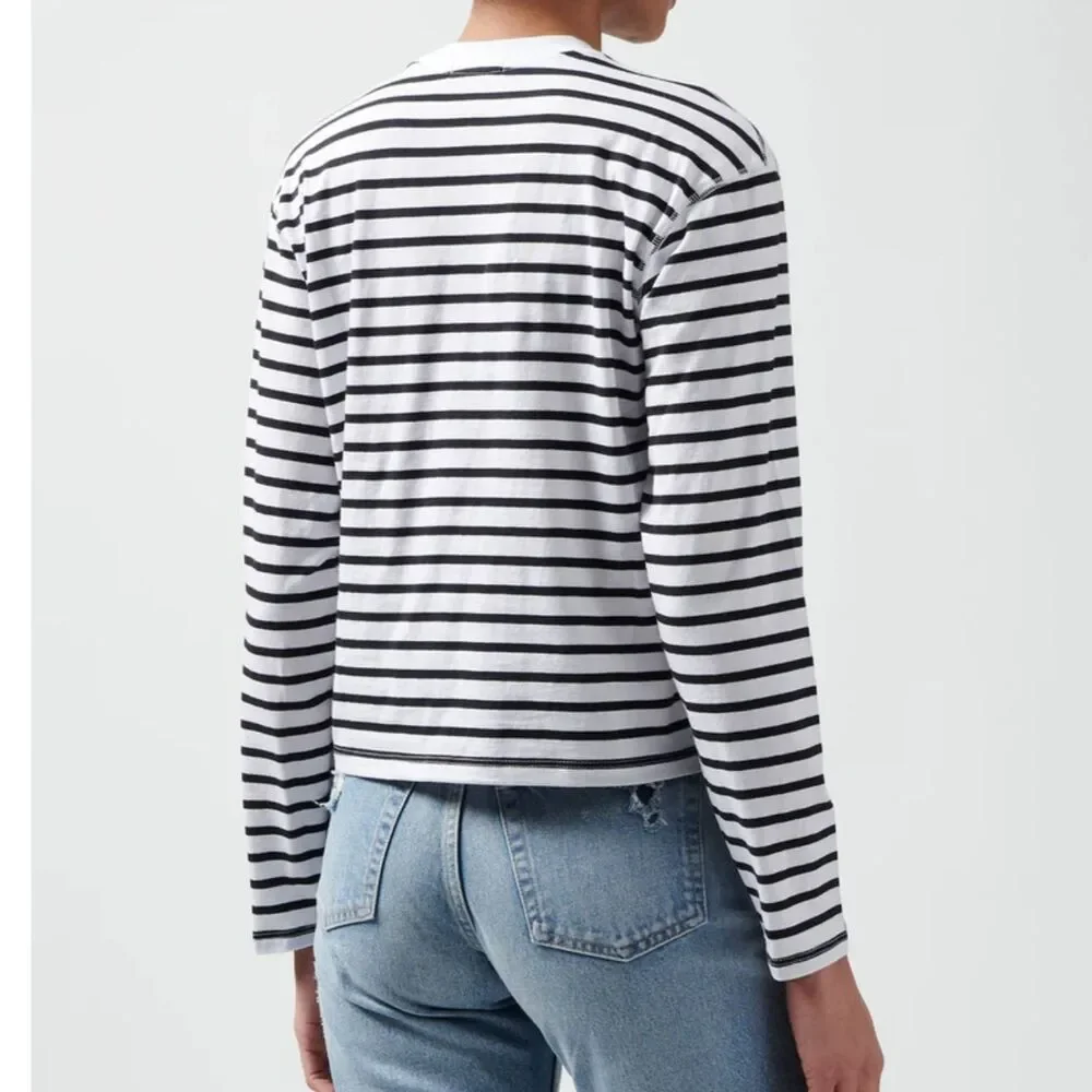 ATM - Anthony Thomas Melillo - Black/White Striped Long Sleeve - $120! - Picture 3 of 6